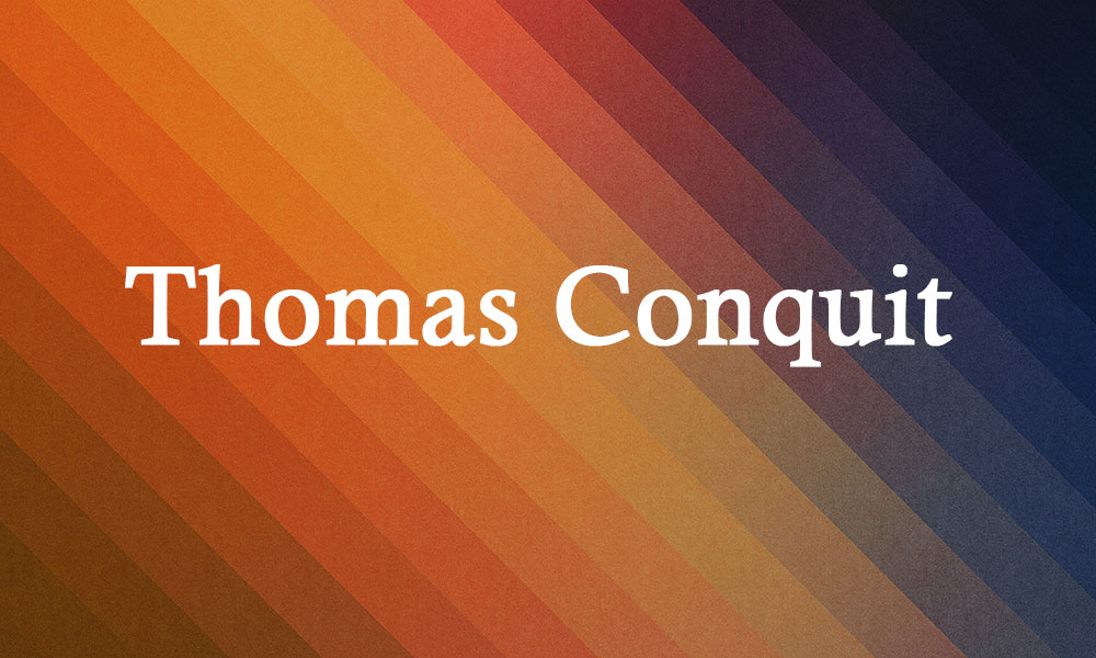 Thomas Conquit: conquering a colonial past